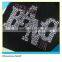 Hotfix Motif Customize Size Glass Crystal Cool Letter K Design For Garment