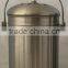 Hot saling 1gallon Kitchen Stainless steel compost bin, compost pail with lid with filters