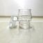 wholesale 150ml 5oz glass candle jars with glass lids