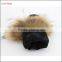 ladies winter sheepskin genuine leather mittens with long fur