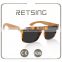 Bamboo eyeglasses polarized UV400 revo lenses wood eyeglasses