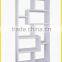 Modern white bookcase