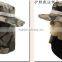 Fashion breathable style summer camouflage foldable cap fishing bucket hat with string