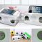 Creative wireless induction speakers mini stereo speaker with clock thermometer for mobile phone