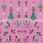 Hotselling 3D Christmas Nail Art Sticker