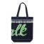 2015 the latest simple design black 2015 promotional denim bag with logo