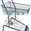 Dachang Factory Shopping Trolley with baskets Powder Coated Two levels/trolley cart/small and convenient cart/AEON style