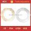 Glass gold stripe salad plate charger wholesale