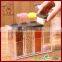 6 Spice Shaker Seasoning Bottle Jar Condiment Storage Container with Tray for Salt Sugar Cruet, Color Random Delivery