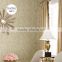 stocklot foil gold golden wallpaper, pastoral bold floral wall covering for gallery , imported wallcovering corparation