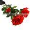 Hot Sale Solar Power 3 Rose Flower LED Light Garden Yard Lawn Decoration View Lamp Red/Yellow/White/Pink Christmas Lights Lamps