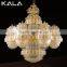 zhongshan factory new design large crystal chandelier pendant lamp for hotel and home