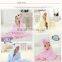 colorful hooded baby towel bamboo