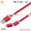 Magnetic usb cable braided with led smart cable 2+amp 1,5m