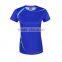 2016 custom wholesalecomfortable ladies royal blue running tshirt