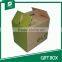 DISPOSABLE CORRUGATED PAPER CARTON FOR SHIPPING GIFT