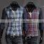 flannel shirts for man,Customed mens red black check long sleeve thick flannel shirts