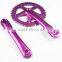 Colorful Fixed Gear Bike Bicycle Chainwheel Chain Wheel 42t Alloy Crankset China Chainwhel Factory