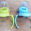 Economic and durable standard neck baby drinking bottle with straw