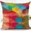 Wholesale canvas 3d digital printed sofa seat cushion covers with customized designs