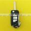 Peugeot 407 remote flip key blank 3 button with battery holder