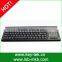 88 keys movable desk top plastic keyboard with integrated ruggedized touchpad