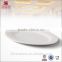 wholesale cheap plain white oval dinner plate , customized dinner plates for restaurants
