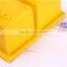 dongguan food grade homemade square shape silicone lego ice tray