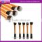 2015 the best seller 5 pcs high quality professional makeup brushes with factory price