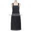 fashionable long denim apron work apron