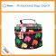 Eco beauty cosmetic bag round hanging cosmetic travel storage bag