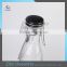 Transparent Empty Set 4 Glass Milk Bottle Lid Hot Sale Glass Bottle For Milk                        
                                                Quality Choice