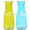 8'' Tall Carving Frosted Color Glass Vase