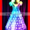 RGB color change light up princess dress,programmable battery led wedding dress,led lights prom dress