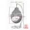 Home swing rattan portable hanging chairs for bedrooms egg swing chair outdoor swing sets for