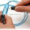 Innovative Product Stereo Sound Led Earphone EL Glowing Headphone with Mic