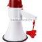 Security outdoor megaphone with record