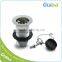 Stainless Steel Pop Up Wash Sink Strainer Sink Basin
