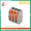 WAGO 222-412 spring lever push fit reuseable cable 2 wire connectors 24A wire connector