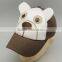 Soft 100% cotton animal bear children hats