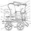 PZ-3 high quality dry Construction cement mixed gunite tool