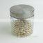 Wholesale Glass Storage Jar with Metal Lid, Glass Canister with Cover