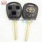 High Quatity Toyota remote key shell 3 button Car Key toyota with toy 43 blank with gold logo romote key shell