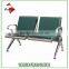 Upholsteried stainless steel medical waiting room chairs