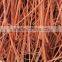 99.99 /99.9 millberry copper wire scrap factory price