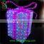 China Supplier ABS Motif Light New Sculpture Gift Box Light Christmas Ornament