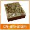 Custom Make Matte Wooden Tea Chest Box with Compartments