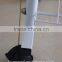 white chrome shoe display stand