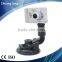 Universal Big Suction Cup Adjustable Car Mirror Camera Mount For 1/4 Screw