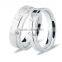 2016high polished crystal engrave 316l stainless steel wedding band ring for lovers